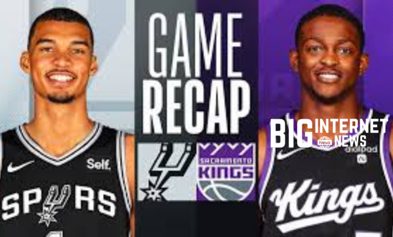 san antonio spurs vs sacramento kings match player stats