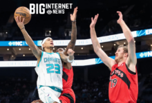 toronto raptors vs charlotte hornets match player stats