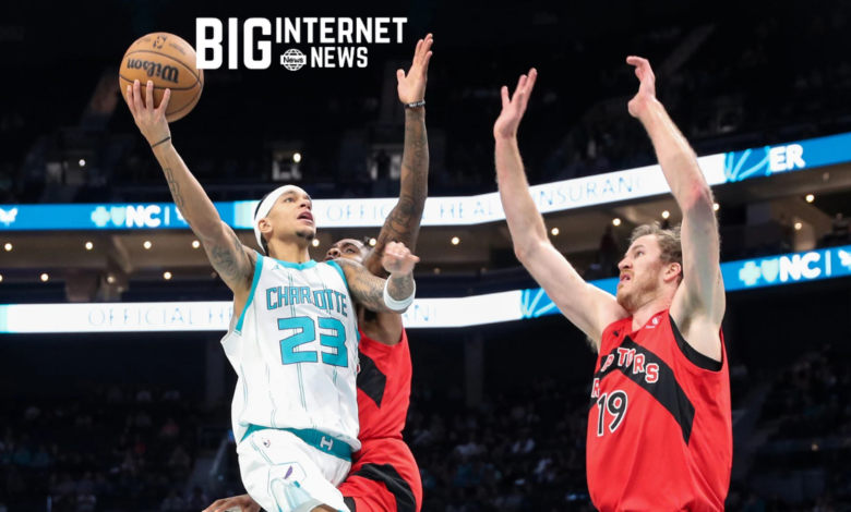 toronto raptors vs charlotte hornets match player stats